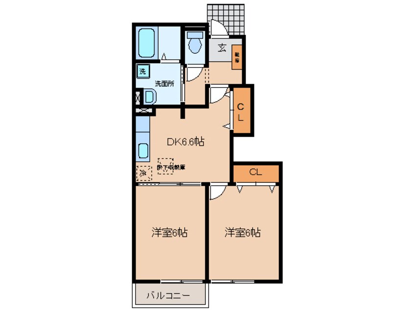 間取図 名鉄蒲郡線/三河鳥羽駅 徒歩10分 1階 築14年