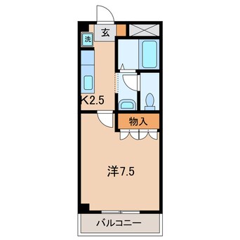 間取図 東海道本線/幸田駅 徒歩15分 1階 築17年