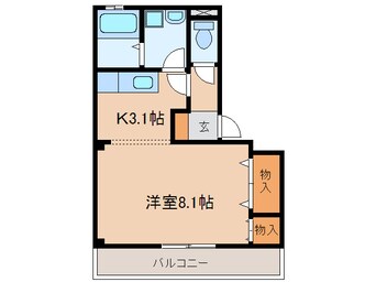 間取図 名鉄バス(西尾市)/駒場 徒歩2分 1階 築23年