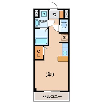 間取図 名鉄三河線/三河高浜駅 徒歩11分 2階 築15年