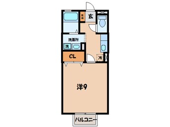 間取図 名鉄三河線/北新川駅 徒歩7分 2階 築21年
