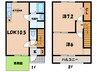 名鉄西尾線/吉良吉田駅 徒歩6分 1-2階 築15年 2LDKの間取り
