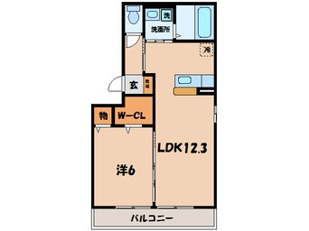 間取図 名鉄三河線/吉浜駅 徒歩15分 3階 築16年