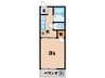 名鉄三河線/碧南中央駅 徒歩7分 1階 築38年 1Kの間取り