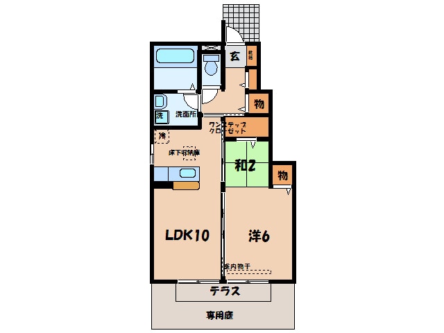 間取り図 名鉄三河線/三河高浜駅 徒歩19分 1階 築15年