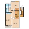 東海道本線/岡崎駅 バス:10分:停歩5分 2階 築16年 2DKの間取り