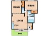 名鉄三河線/三河高浜駅 徒歩17分 1階 築14年 2LDKの間取り