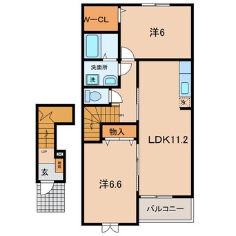 間取図 メゾンソレイユ
