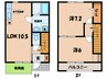 名鉄西尾線/吉良吉田駅 徒歩36分 1-2階 築14年 2LDKの間取り