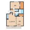 東海道本線/岡崎駅 バス:7分:停歩3分 2階 築14年 2LDKの間取り