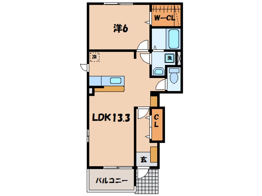 間取図 フェニックス壱番舘