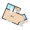 名鉄西尾線/西尾口駅 徒歩1分 2階 築34年 1Rの間取り