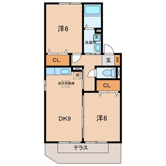 間取図 名鉄三河線/碧南中央駅 徒歩11分 1階 築19年