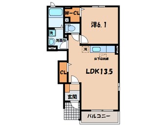 間取図 東海道本線/相見駅 徒歩17分 1階 築11年