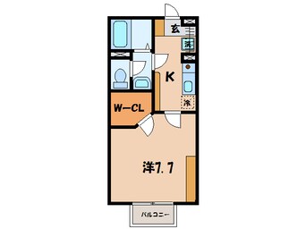 間取図 名鉄西尾線/西尾駅 徒歩11分 1階 築26年