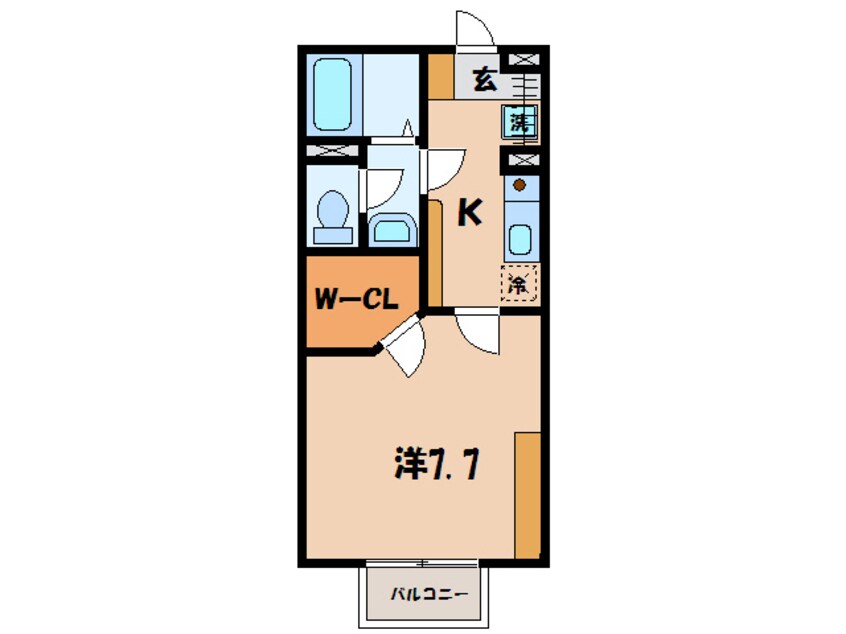 間取図 名鉄西尾線/西尾駅 徒歩11分 1階 築26年
