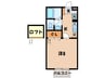 名鉄西尾線/桜町前駅 徒歩8分 2階 築25年 1Kの間取り