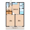 名鉄西尾線/米津駅 徒歩9分 1階 築28年 2DKの間取り