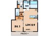 東海道本線/幸田駅 徒歩6分 1階 築11年 1LDKの間取り