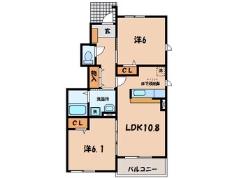 間取図 カーサ　ヴィオラ