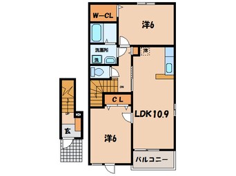 間取図 名鉄西尾線/西尾駅 バス12分矢田小学校前下車:停歩8分 2階 築12年