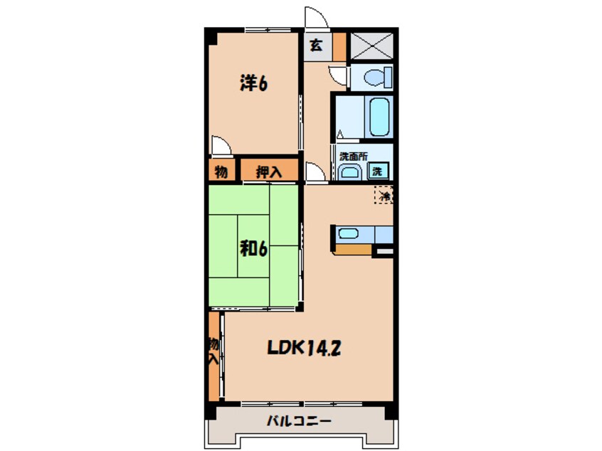 間取図 名鉄三河線/碧南駅 徒歩9分 1階 築26年