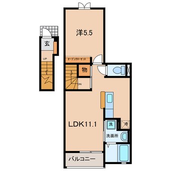 間取図 名鉄三河線/碧南駅 徒歩14分 2階 築11年
