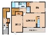 名鉄三河線/碧南駅 徒歩13分 2階 築11年 2LDKの間取り