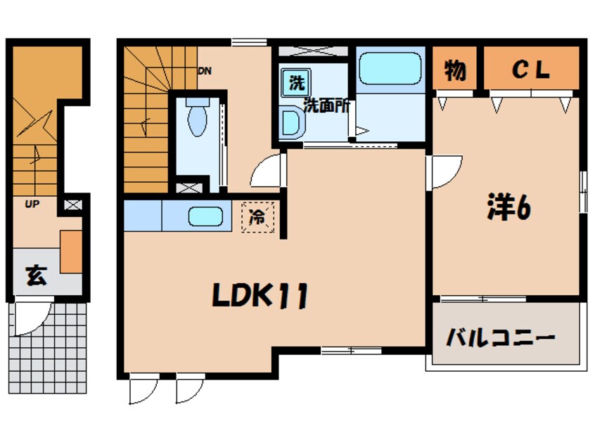 間取図 名鉄三河線/碧南中央駅 徒歩7分 2階 築11年