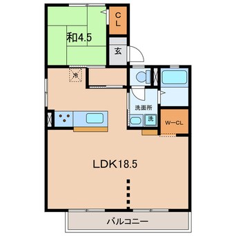 間取図 名鉄三河線/碧南中央駅 徒歩11分 2階 築39年