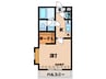 名鉄西尾線/桜町前駅 徒歩2分 2階 築31年 1Kの間取り