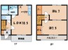 名鉄西尾線/福地駅 徒歩48分 1-2階 築9年 2LDKの間取り