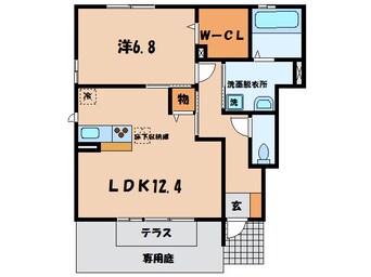 間取図 シャルマンヴｨｰA･B