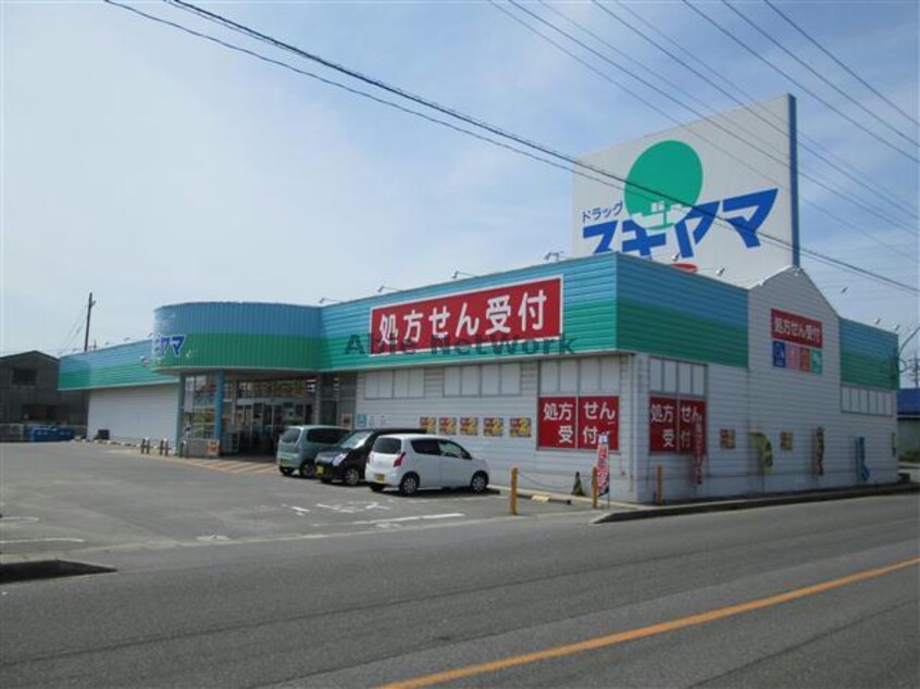 ドラッグスギヤマ一色店(ドラッグストア)まで700m 名鉄西尾線/福地駅 バス12分三河一色下車:停歩4分 1階 築10年