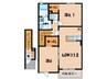 名鉄三河線/北新川駅 徒歩6分 2階 築10年 2LDKの間取り