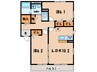 名鉄バス(西尾市)/中畑小学校北 徒歩6分 2階 築10年 2LDKの間取り