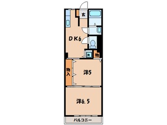 間取図 名鉄西尾線/西尾駅 徒歩3分 3階 築49年