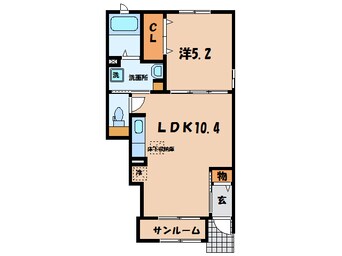 間取図 名鉄三河線/吉浜駅 徒歩22分 1階 築8年