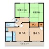 名鉄三河線/碧南中央駅 徒歩10分 1階 築43年 3DKの間取り