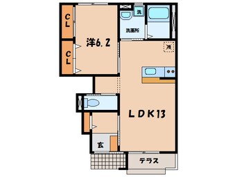 間取図 名鉄三河線/碧南駅 徒歩12分 1階 築8年