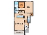 名鉄西尾線/西尾駅 徒歩16分 1階 築9年 1LDKの間取り