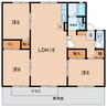 名鉄三河線/北新川駅 徒歩3分 1階 築34年 3LDKの間取り