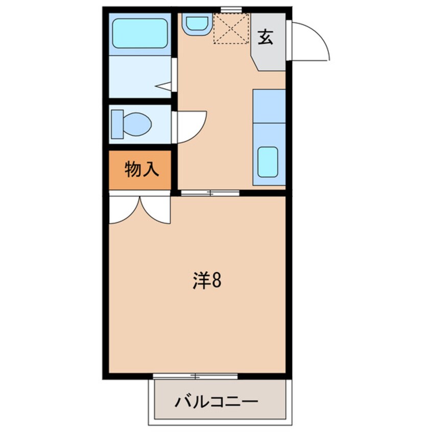 間取図 名鉄三河線/碧南中央駅 徒歩25分 2階 築32年