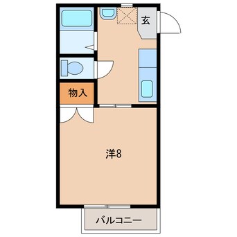 間取図 名鉄三河線/碧南中央駅 徒歩25分 2階 築33年