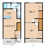名鉄三河線/碧南駅 徒歩24分 1-2階 築7年 2LDKの間取り
