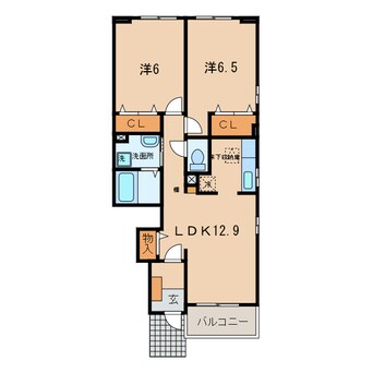 間取図 グラシオッソAB
