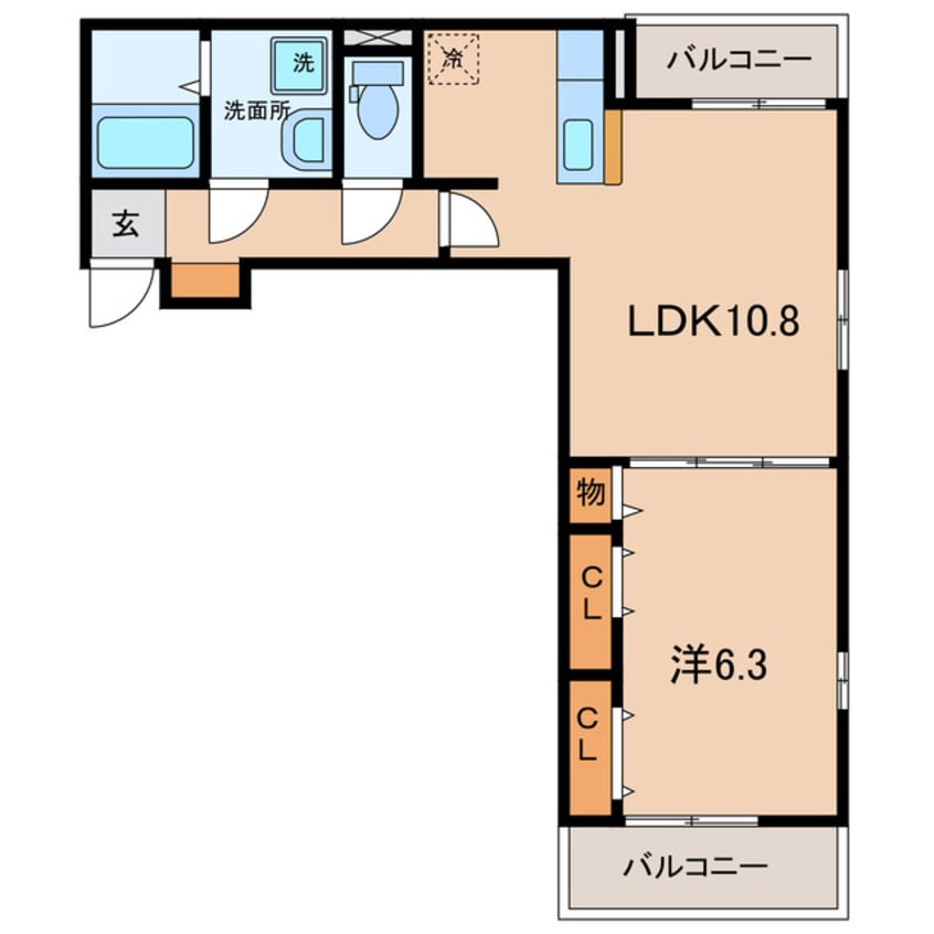 間取図 名鉄三河線/碧南中央駅 徒歩7分 2階 築7年