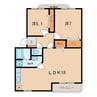 名鉄西尾線/西尾駅 徒歩22分 2階 築25年 2LDKの間取り
