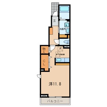 間取図 名鉄西尾線/吉良吉田駅 徒歩19分 1階 築4年