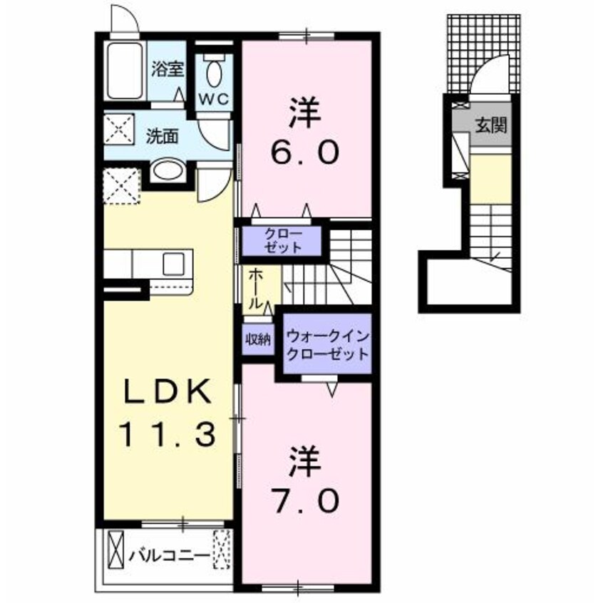 間取図 フランプロムナード